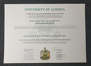 University of Alberta diploma