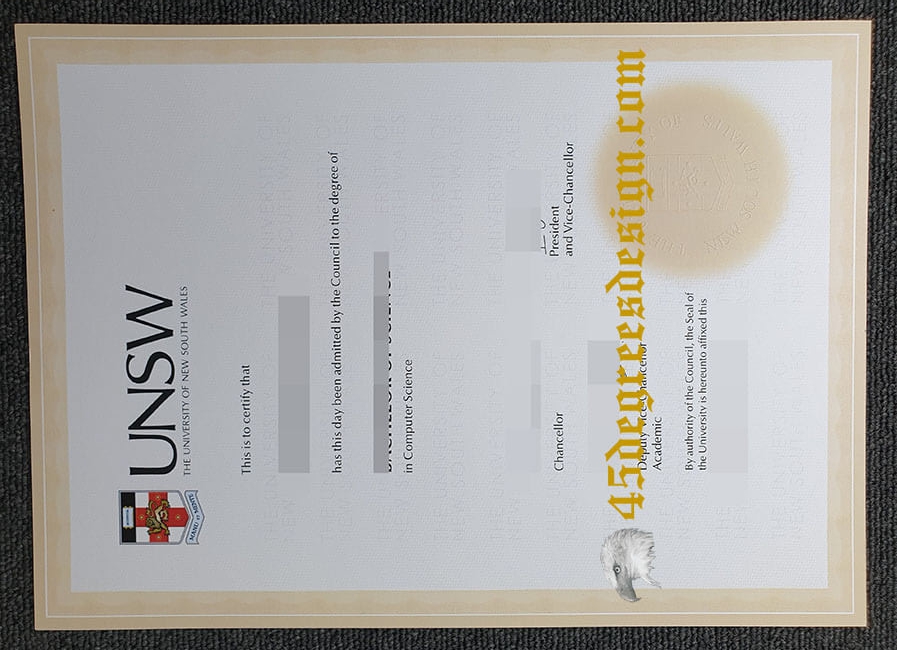 Where do fake UNSW diploma come from? buy degree in AUS