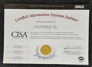 How can I get a fake CISA certificate? Buy fake certificate