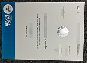 fake Deakin college diploma