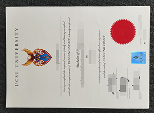 fake UCSI University degree certificate