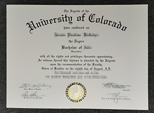 University of Colorado diploma