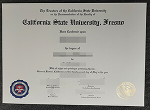 California State University, Fresno (Fresno State) fake degre certificate