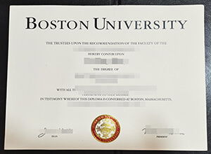 Boston University degree