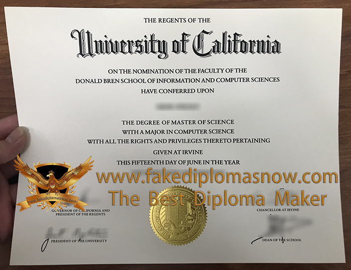 UCI diploma 