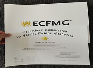 ECFMG certificate