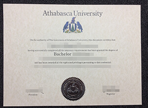 Fake Bachelor of Science degree from Athabasca University