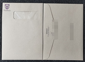 University of Western Transcript Envelope