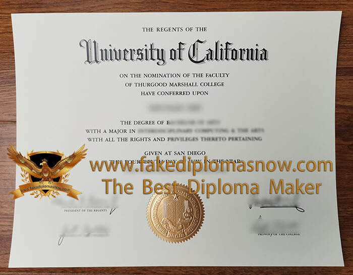 UCSD diploma 