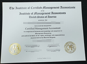 CMA Certificate