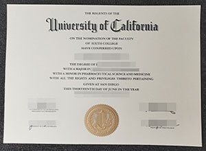 How much to get a fake UC San Diego diploma in America ?