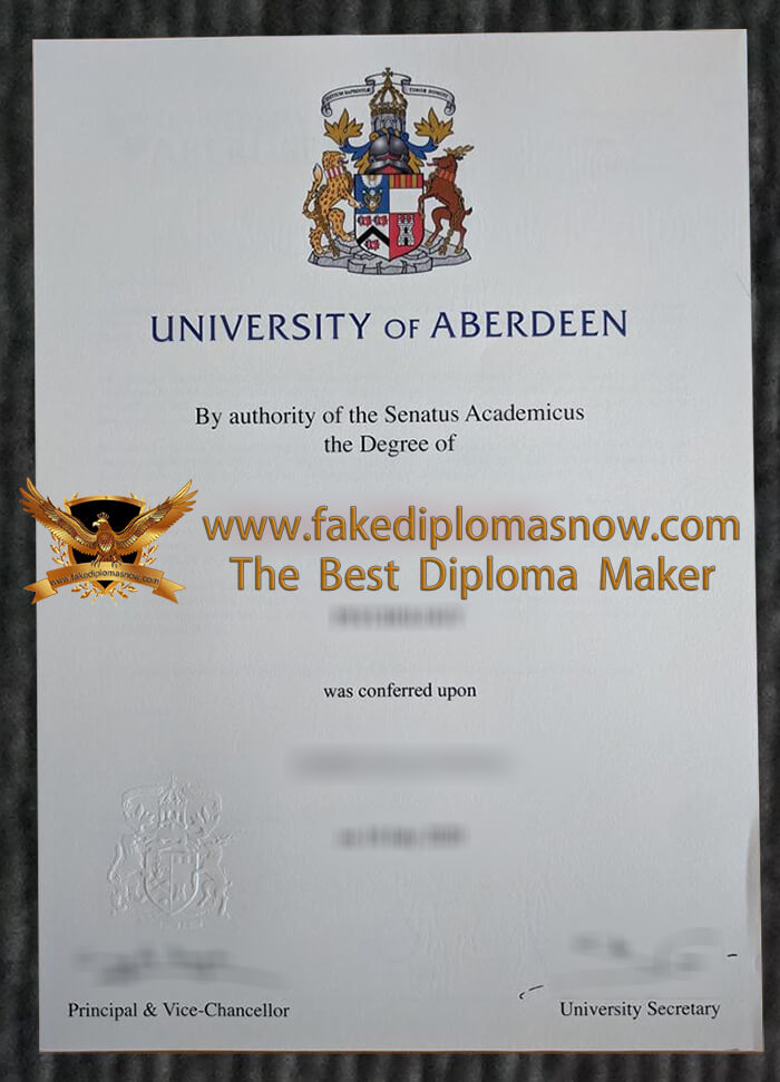 University of Aberdeen degree University of Aberdeen degree