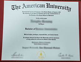 American University diploma