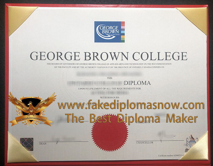 George Brown College diploma