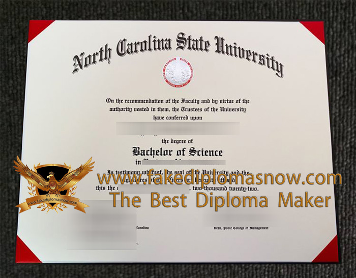 North Carolina State BSc diploma