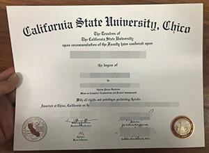 CSU Chico diploma