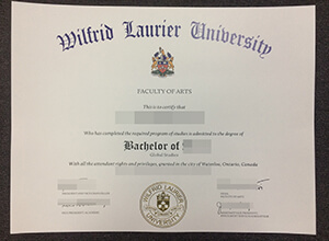 Wilfrid Laurier University diploma