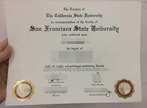 SFSU degree