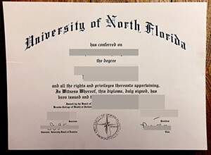 University of North Florida diploma