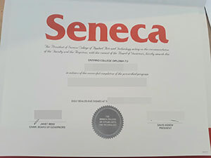 Seneca College diploma