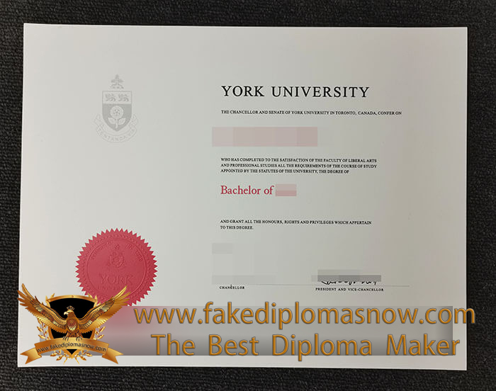 York University Diploma, York University degree