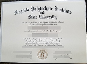 Virginia Tech diploma