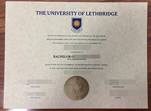 University of Lethbridge diploma