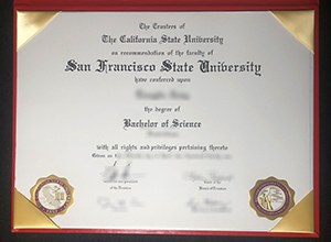 SFSU degree，SFSU diploma sample