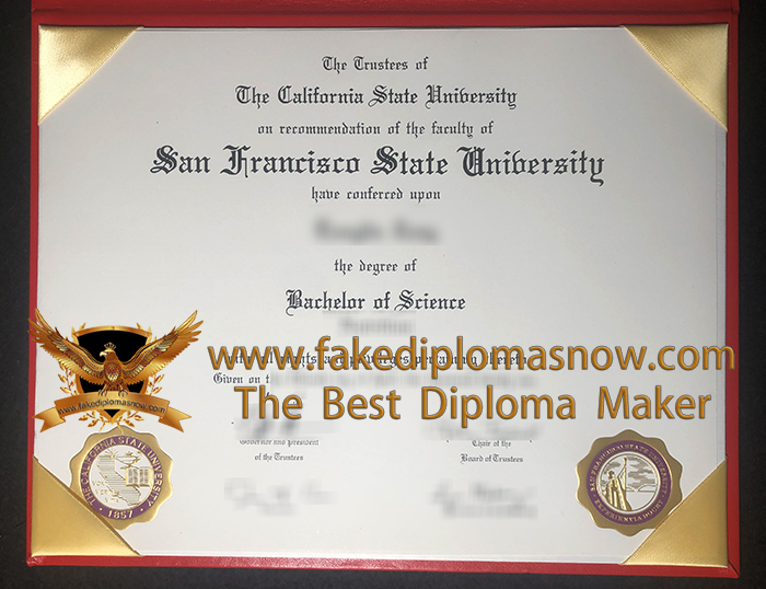 SFSU degree，SFSU diploma