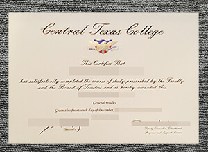 Fake CTC diploma, Buy fake Central Texas College diploma from Canada