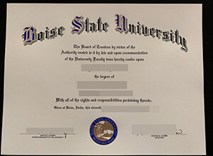 The most popular website to buy fake Boise State University diploma