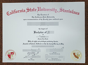 How to order a fake California State University Stanislaus diploma?