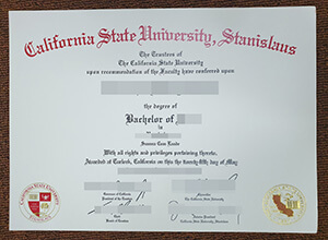 California State University Stanislaus degree