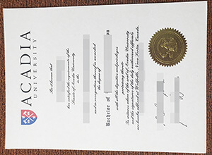 Acadia University diploma
