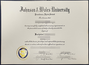 Johnson & Wales University diploma