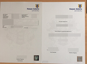 Harper Adams University diploma