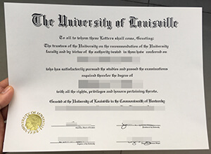 University of Louisville diploma