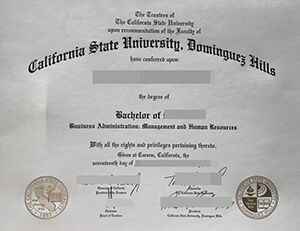 California State University Dominguez Hills diploma