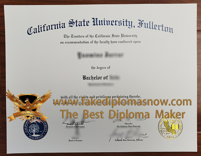 CSUF diploma