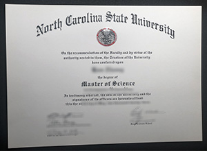 What the real North Carolina State University diploma look like, Buy fake NCSU degree online