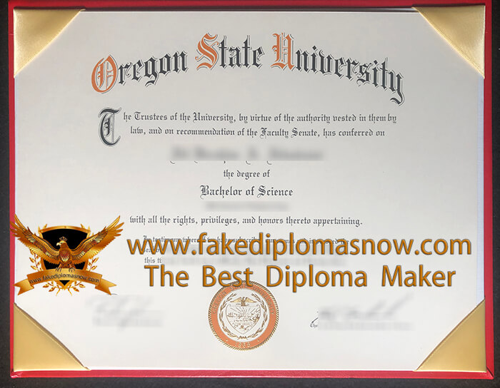 Oregon State University diploma