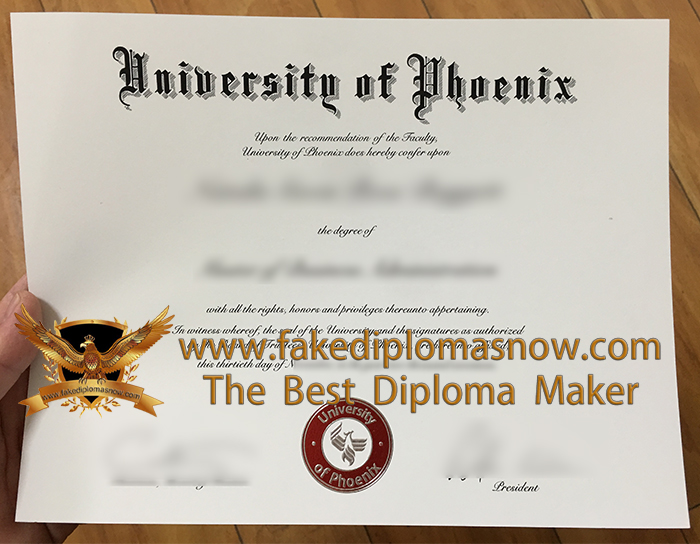 How to Order University of Phoenix Fake Diploma from USA?