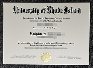 University of Rhode Island diploma