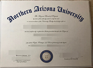 Northern Arizona University diploma