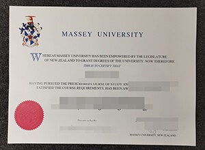 Massey University diploma