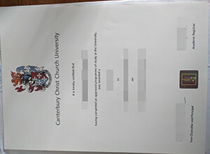 CCCU Fake degree order, Buy fake Canterbury Christ Church University diploma online