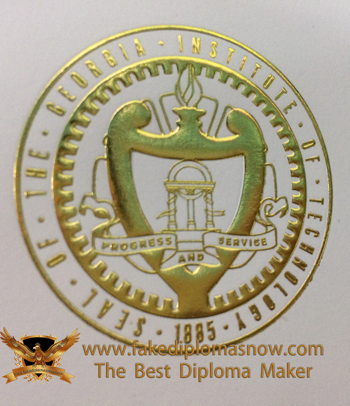 Georgia Institute of Technology diploma seal Georgia Institute of Technology diploma seal
