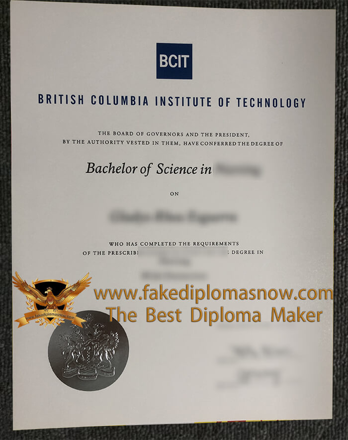 BCIT Bachelor of Science degree