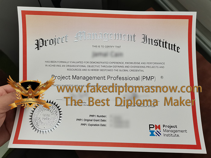 PMP Certificate, fake PMP certification, Buy a PMP Diploma PMP Certificate