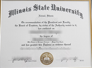 Fake Illinois State University diploma maker， How to buy fake ISU degree online?